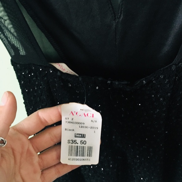 NWT A’GACI black open back - Picture 2 of 6